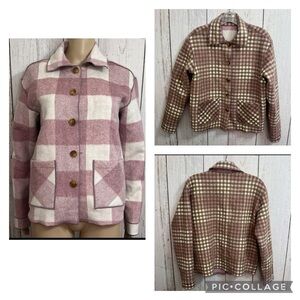 Reversible Soft Cozy Blazer Jacket Size XS